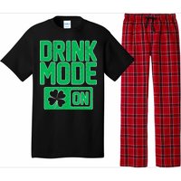 Drink Mode On Irish Clover Pajama Set