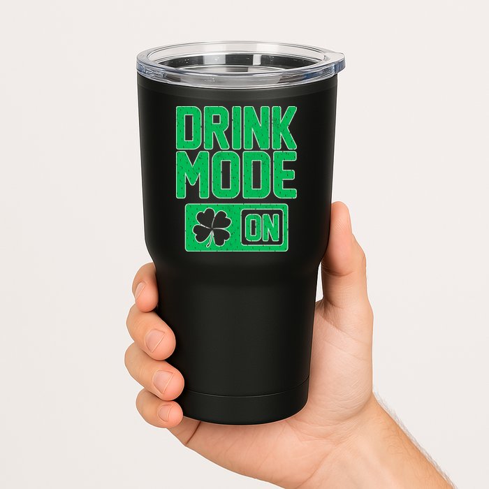 Drink Mode On Irish Clover Tumbler