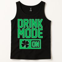 Drink Mode On Irish Clover Tank Top