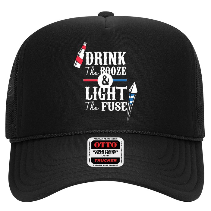 Drink The Booze Light The Fuse Trucker Hat
