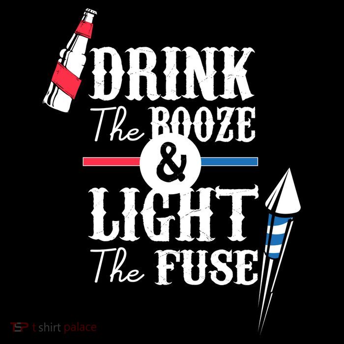 Drink The Booze Light The Fuse Wool Snapback Cap