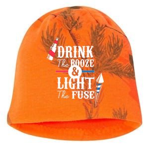 Drink The Booze Light The Fuse Kati - Camo Knit Beanie