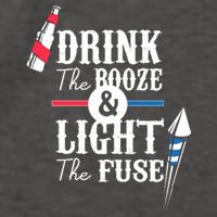 Drink The Booze Light The Fuse Vector Backpack