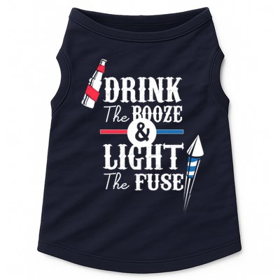 Drink The Booze Light The Fuse Doggie Tank