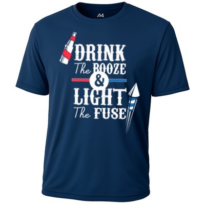 Drink The Booze Light The Fuse Performance Shirt