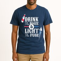 Drink The Booze Light The Fuse Tall T-Shirt