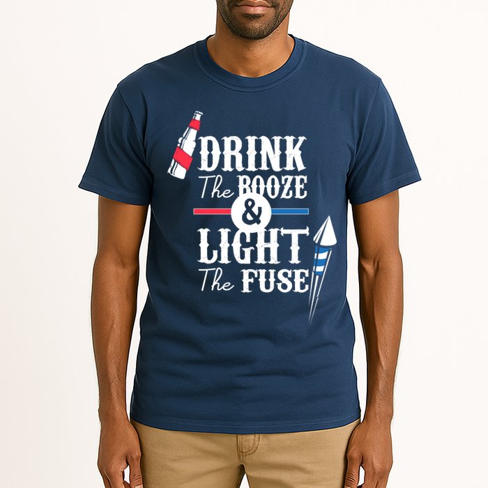 Drink The Booze Light The Fuse Tall T-Shirt