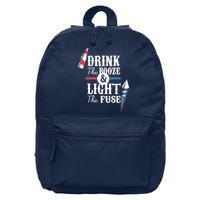 Drink The Booze Light The Fuse 16 in Basic Backpack