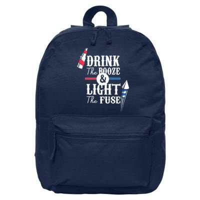 Drink The Booze Light The Fuse 16 in Basic Backpack