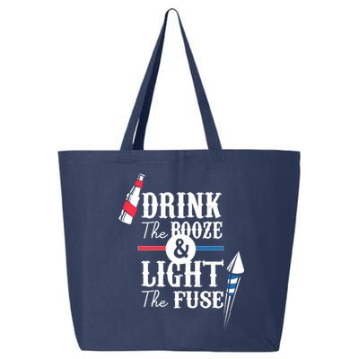 Drink The Booze Light The Fuse 25L Jumbo Tote