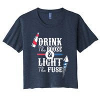 Drink The Booze Light The Fuse Crop Top