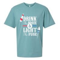 Drink The Booze Light The Fuse Sueded Cloud Jersey T-Shirt