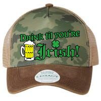 Drink Til' Your Irish Beer Pitcher St. Patrick's Day Legacy Tie Dye Trucker Hat