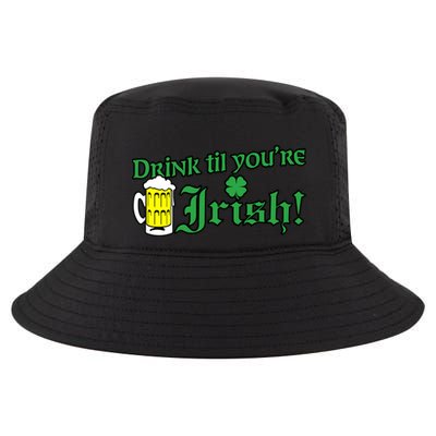 Drink Til' Your Irish Beer Pitcher St. Patrick's Day Cool Comfort Performance Bucket Hat