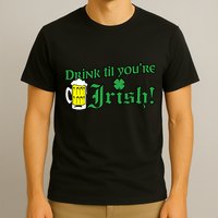 Drink Til' Your Irish Beer Pitcher St. Patrick's Day T-Shirt