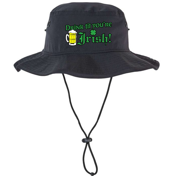 Drink Til' Your Irish Beer Pitcher St. Patrick's Day Bucket Hat