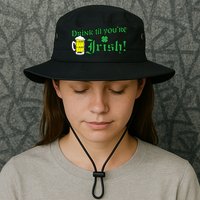 Drink Til' Your Irish Beer Pitcher St. Patrick's Day Bucket Hat