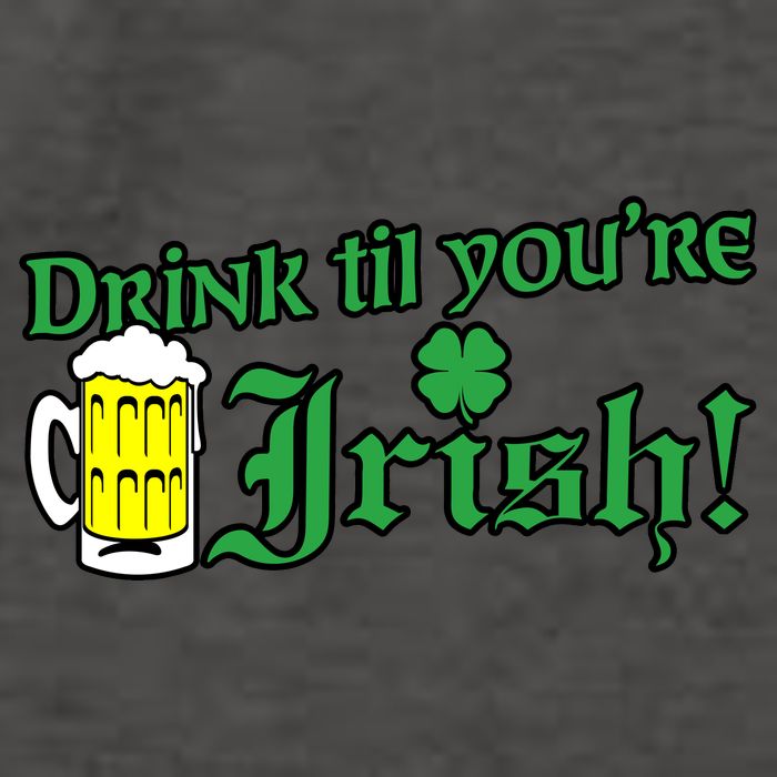 Drink Til' Your Irish Beer Pitcher St. Patrick's Day Vector Backpack