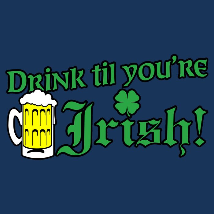 Drink Til' Your Irish Beer Pitcher St. Patrick's Day Infant Baby Jersey Bodysuit