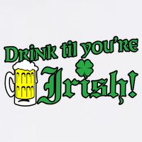 Drink Til' Your Irish Beer Pitcher St. Patrick's Day Garment-Dyed Sweatshirt