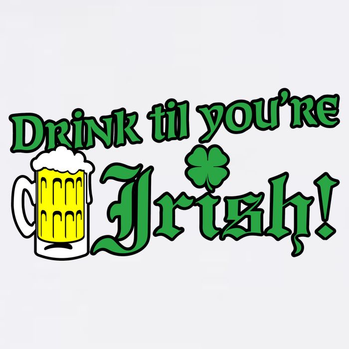 Drink Til' Your Irish Beer Pitcher St. Patrick's Day Garment-Dyed Sweatshirt