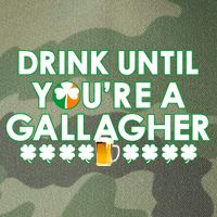 Drink Until You Are A Gallagher Funny St. Patrick's Day Legacy Tie Dye Trucker Hat