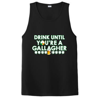 Drink Until You Are A Gallagher Funny St. Patrick's Day PosiCharge Competitor Tank