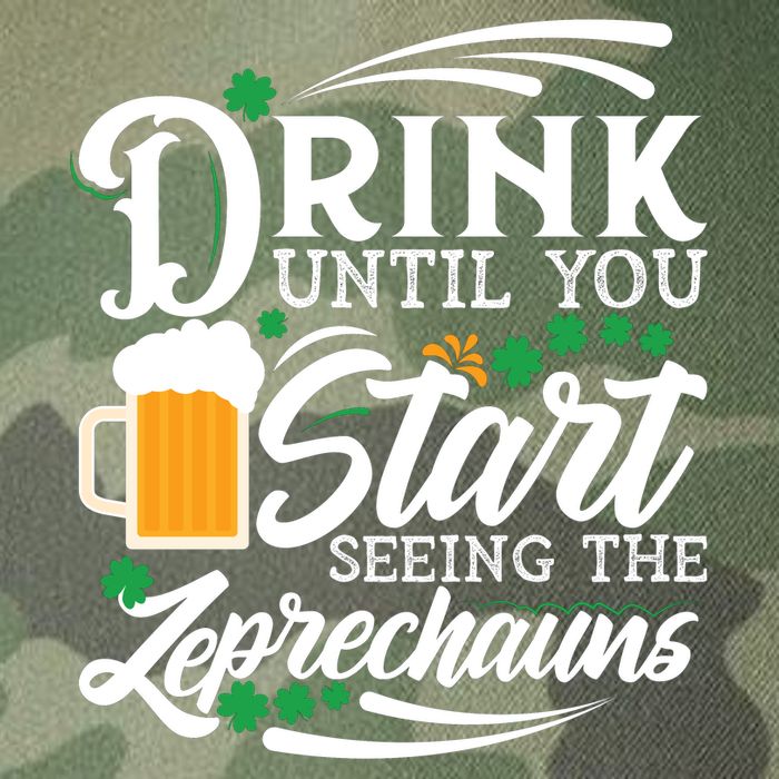 Drink Until You Start Seeing Leprechauns Legacy Tie Dye Trucker Hat