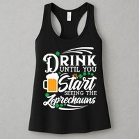 Drink Until You Start Seeing Leprechauns Womens Tank Top
