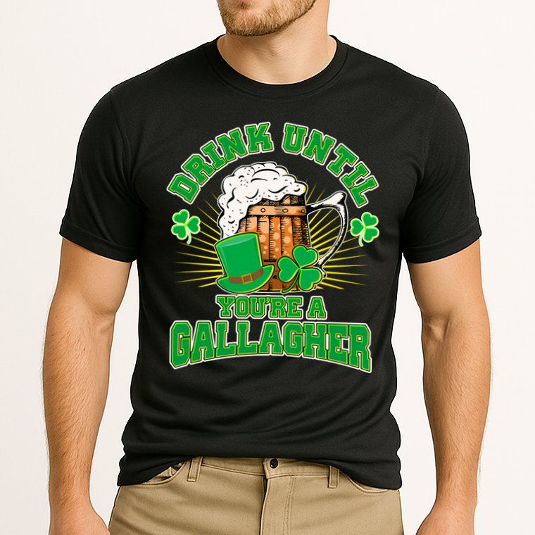 Drink Until You're A Gallagher Performance Shirt