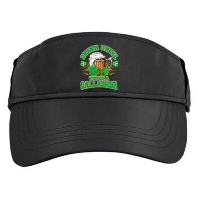 Drink Until You're A Gallagher Adult Drive Performance Visor