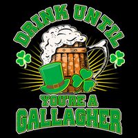 Drink Until You're A Gallagher Crop Top