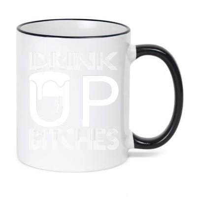 Drink Up Bitches 11oz Black Color Changing Mug