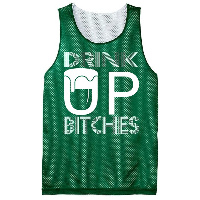 Drink Up Bitches Mesh Reversible Basketball Jersey Tank