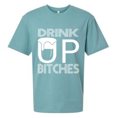 Drink Up Bitches Sueded Cloud Jersey T-Shirt