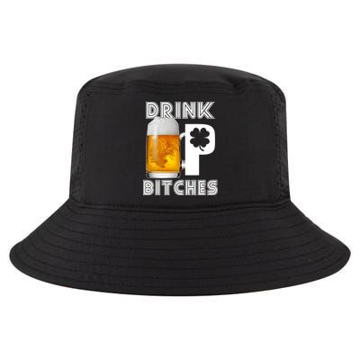 Drink Up Bitches Funny St. Patrick's Day Beer Drinking Cool Comfort Performance Bucket Hat