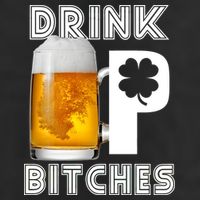 Drink Up Bitches Funny St. Patrick's Day Beer Drinking 7 Panel Mesh Trucker Snapback Hat