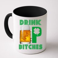 Drink Up Bitches Funny St. Patrick's Day Beer Drinking Mug