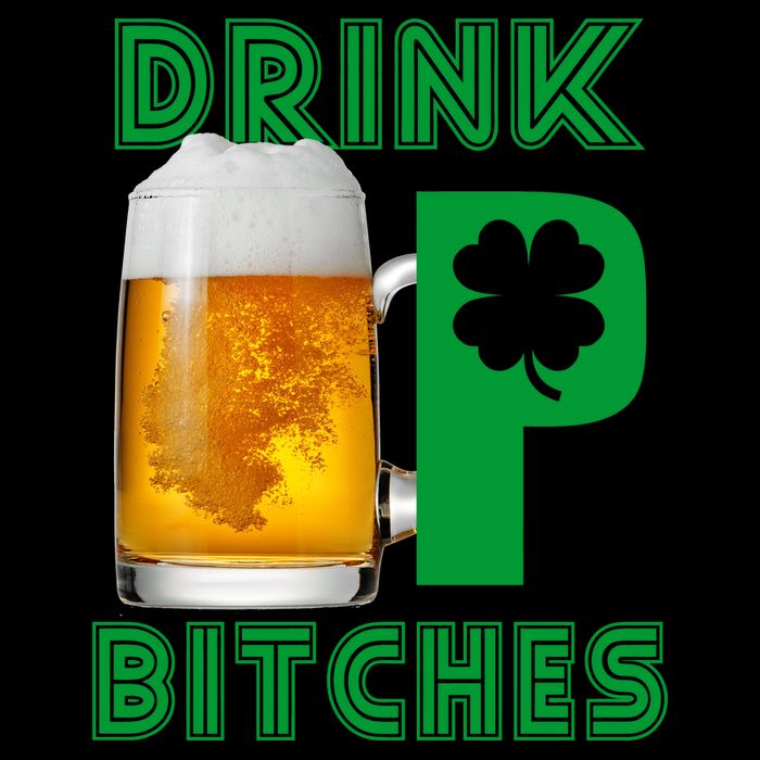 Drink Up Bitches Funny St. Patrick's Day Beer Drinking Mug