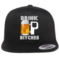 Drink Up Bitches Funny St. Patrick's Day Beer Drinking Flatbill Hat