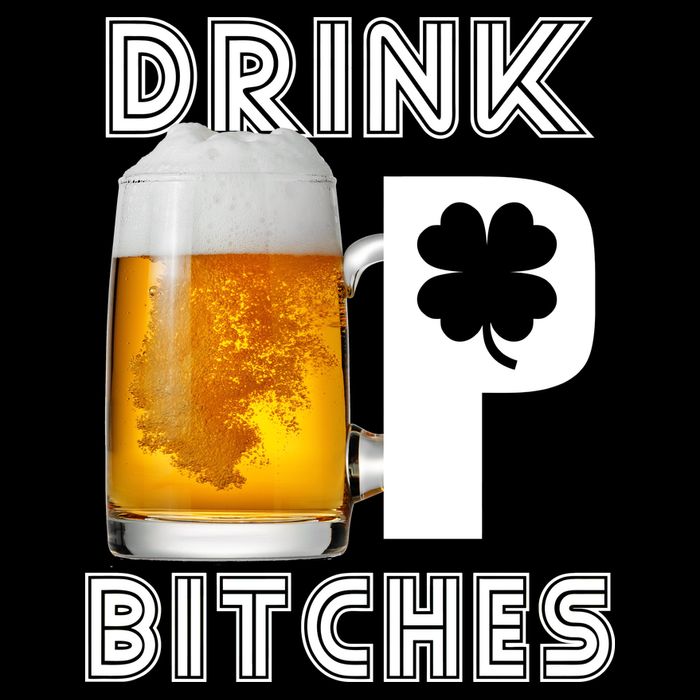 Drink Up Bitches Funny St. Patrick's Day Beer Drinking Flatbill Hat
