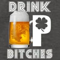 Drink Up Bitches Funny St. Patrick's Day Beer Drinking Vector Backpack