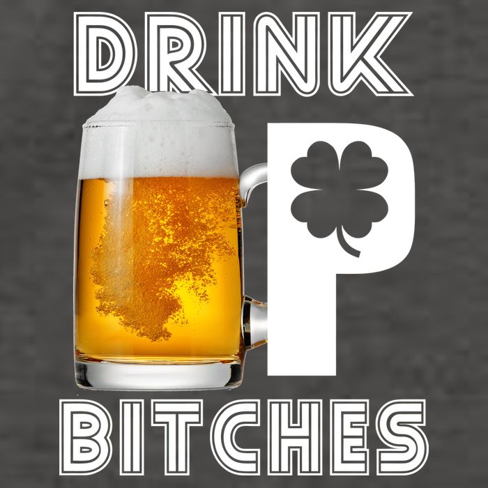Drink Up Bitches Funny St. Patrick's Day Beer Drinking Vector Backpack