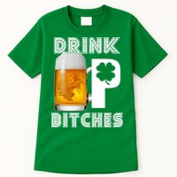 Drink Up Bitches Funny St. Patrick's Day Beer Drinking Tall T-Shirt