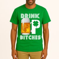 Drink Up Bitches Funny St. Patrick's Day Beer Drinking Tall T-Shirt