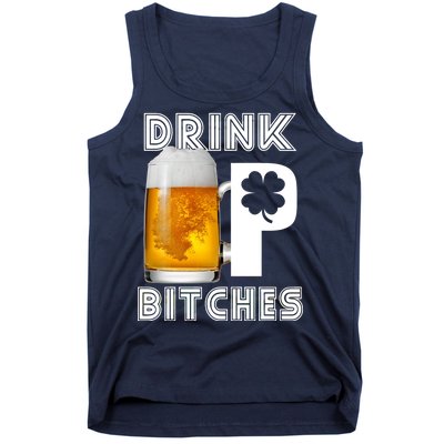 Drink Up Bitches Funny St. Patrick's Day Beer Drinking Tank Top