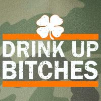 Drink Up Bitches Irish Clover Legacy Tie Dye Trucker Hat