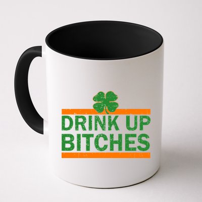 Drink Up Bitches Irish Clover Mug