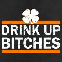 Drink Up Bitches Irish Clover 15oz Campfire Ceramic Mug