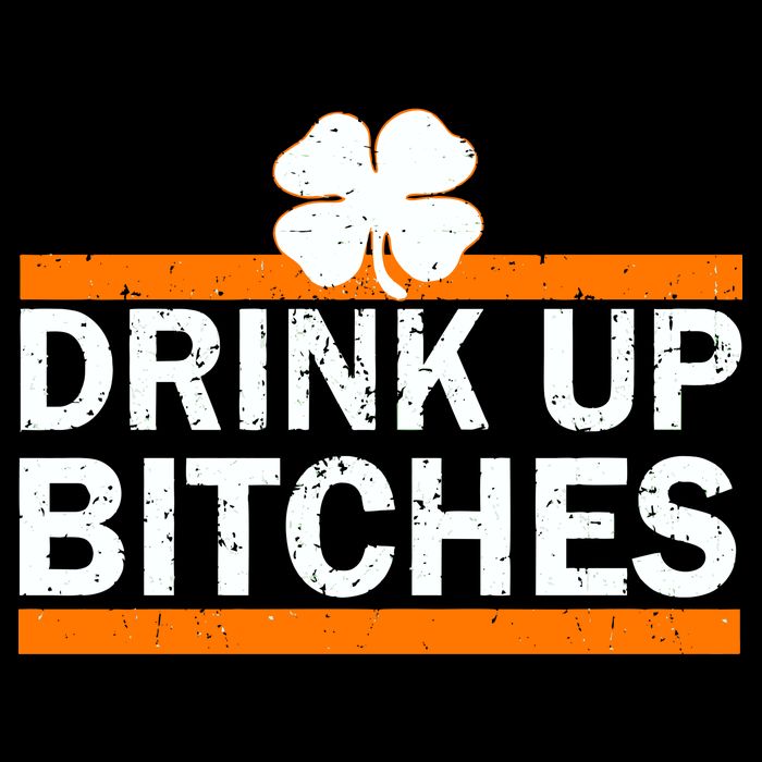 Drink Up Bitches Irish Clover 16 in Basic Backpack